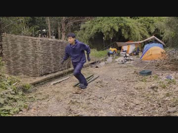 北海道人が千葉に竹で薪小屋を作りました。【#04】
