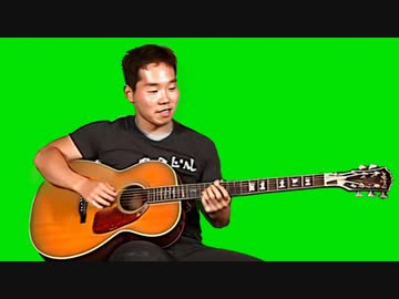 ギターを弾く野獣先輩.AI.GB