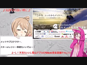 【2022-2021】たんばらで当日滑走距離チャレンジしてたら怪我人発見