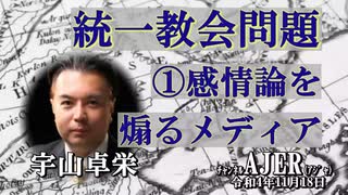 「統一教会問題①感情論を煽るメディア」(前半） 宇山卓栄  AJER2022.11.18(3)