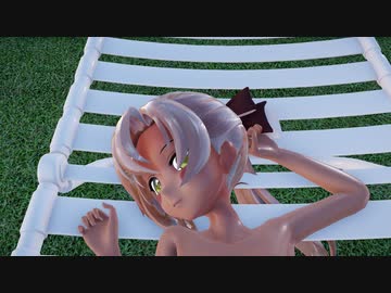【Ray-mmd】コスプレ会場で秋雲先生のヌード撮影会