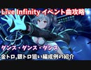 【デレステ】LIVE Infinity曲 ダンス・ダンス・ダンス攻略(金、銀トロ狙い編成例紹介)【voiceroid解説】