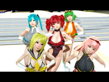 【重音テト】テトさんたちが爆乳戦隊パイレンジャーを踊ってみた！【リクエスト動画】