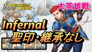 【FEH】大英雄戦 マチス インファナル 配布のみ 聖印・継承なし