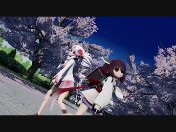 ついなちゃんと東北きりたんに「ハッピーシンセサイザ」を歌わせてみた【MMD】【Synthesizer V】【CeVIO AI】【カバー】