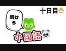 【Duolingo】第十回 100日後に中国語ペラペラになる編　十日目