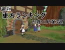 週刊東方ランキング　22年11月第3週