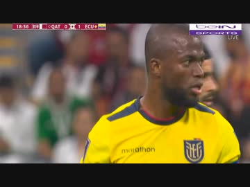 サッカーW杯開幕戦　カタール 対 エクアドル