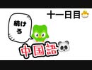 【Duolingo】第十一回 100日後に中国語ペラペラになる編　十一日目