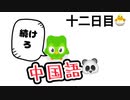 【Duolingo】第十二回 100日後に中国語ペラペラになる編　十二日目