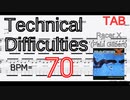 【TAB】Technical Difficulties Intro - Racer X(Paul Gilbert)  ゆっくり練習【BPM70】