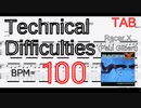 【TAB】Technical Difficulties Intro - Racer X(Paul Gilbert)  ゆっくり練習【BPM100】