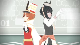 【MMDフーファン】ミルフィーユ・ブラウニーで「ヒバナ」