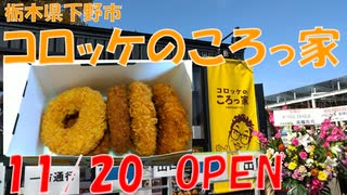 【新店】コロッケのころっ家でいろいろなコロッケを食す【飯動画】【栃木県下野市】