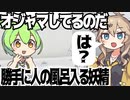 ずんだもん、春日部つむぎの風呂に入浴