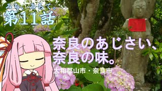 みち、みちて。第11話 奈良のあじさい、奈良の味。