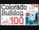 【BPM100 TAB】Colorado Bulldog Intro Guitar - MR.BIG(Paul Gilbert) コロラドブルドッグ ギター練習【TAB】