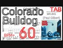 【ゆっくりギター練習】【BPM60】Colorado Bulldog Intro Guitar - MR.BIG(Paul Gilbert) コロラドブルドッグ ポールギルバート BPM60 TAB