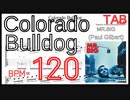 【ギターTAB】ゆっくりColorado Bulldog Intro Guitar - MR.BIG(Paul Gilbert) コロラドブルドッグ ギター練習【BPM120】