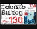 【コロラドブルドッグBPM130】Colorado Bulldog Intro Guitar - MR.BIG(Paul Gilbert) ギター練習【TAB】