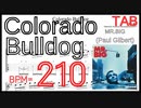 【TAB BPM210】 Colorado Bulldog Intro Guitar - MR.BIG(Paul Gilbert) コロラドブルドッグ ギター練習【TAB】