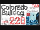 コロラドブルドッグ イントロギター練習【BPM220】 Colorado Bulldog Intro Guitar - MR.BIG(Paul Gilbert) 【TAB】