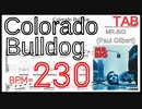 【ゆっくりTAB】 Colorado Bulldog Intro Guitar - MR.BIG(Paul Gilbert) コロラドブルドッグ ギター練習【♪＝230 TAB】