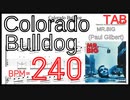 【イントロ】Colorado Bulldog - MR.BIG(Paul Gilbert) コロラドブルドッグ ギター練習【BPM240 TAB】