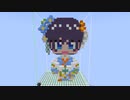 【minecraft】hololive オーロ・クロニー(正月Ver)の作り方