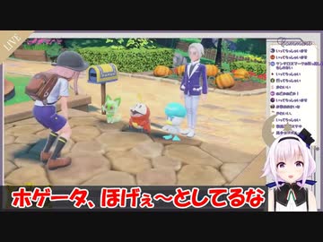 ニャオハに釘を刺すピノ様