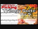 【SLOW】Trilogy Suite Op_ 5 (A Part)  Yngwie Malmsteen Guitar イングヴェイ トリロジー ギター 速弾き練習【5min】【BPM80 TAB】