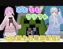 【マイクラ】誕生日会です！編【あおももクラフト28日目】
