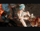 【リョナ】バースがニコに急所パンチ