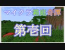 【Minecraft】マイクラ箱庭奇譚 第壱回 最初の朝【voicevox実況】