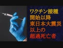 「ワクチン接種期に東日本大震災以上の超過死亡が起こっている」