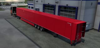 ETS2　長いトレーラー引っ張って配送 9
