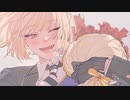 【手描きツイステ】刹/那/の/渦【ルーク】