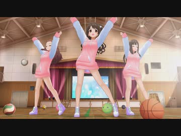 【デレステ】「HARURUNRUN」スキあり☆スウェットワンピ全員見せます Cu編