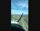 Nov.2017  San Martin San Jose California Americaアメリカ　カリフォルニア州　友人の操縦するセスナに同乗その6 サンマーティン空港着陸