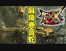 【MHXX】“麻痺” “音” “巻き込み”特徴盛りだくさんの蛇、ガララアジャラをエリアルガンランスでシバキあげる【モンスターハンターダブルクロス】part13
