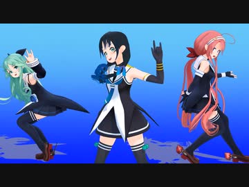【MMD艦これ】涼風　WAVE【モデル配布】