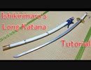 How to make a long katana - Touken Ranbu Ishikirimaru's ootati [cosplay prop tutorial]