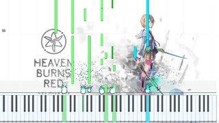 【ヘブバン】夏気球 ピアノアレンジ 【Heaven Burns Red】メインストーリー断章「遠い海の色」挿入歌