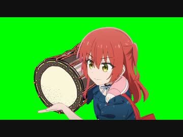 桶胴太鼓を叩く喜多ちゃん