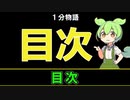 【VOICEVOX劇場】【1分物語】目次
