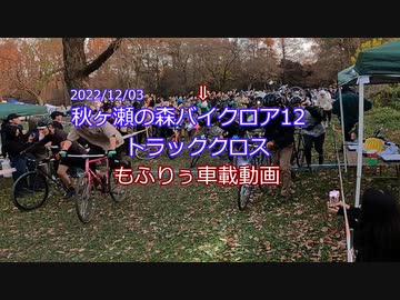 秋ヶ瀬バイクロア12　トラックロクロス　4位　車載動画