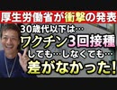 【Youtube自主削除動画】30歳代以下は３回目接種で重症化率に差がでなかった！厚生労働省が発表！【心理カウンセラー則武謙太郎】