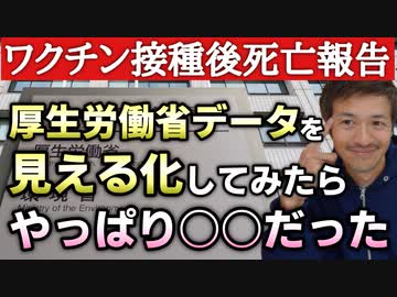 【Youtube自主削除動画】【3/18最新】ワクチン接種後の死亡報告件数1571人！厚生労働省発表のデータから年代別に見える化してみた！【心理カウンセラー則武謙太郎】