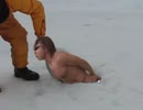 水没プレイ中に指名が入り引っ張り出されるタクヤさん