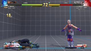 ストリートファイター5　プレイ動画　風間あきらVSバルログ(自分)